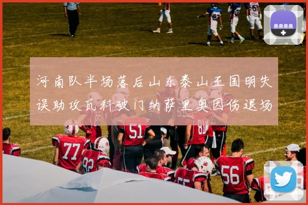 河南队半场落后山东泰山王国明失误助攻瓦科破门纳萨里奥因伤退场